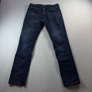 Express Jeans Men's 29 X 30 Slim Fit Stretch Color Blue Denim